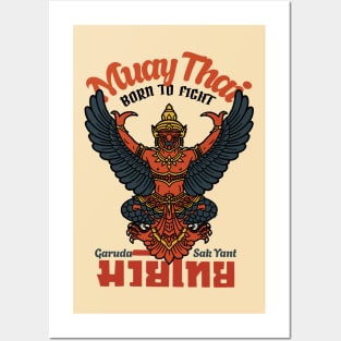 Garuda Muay Thai Vintage Posters and Art